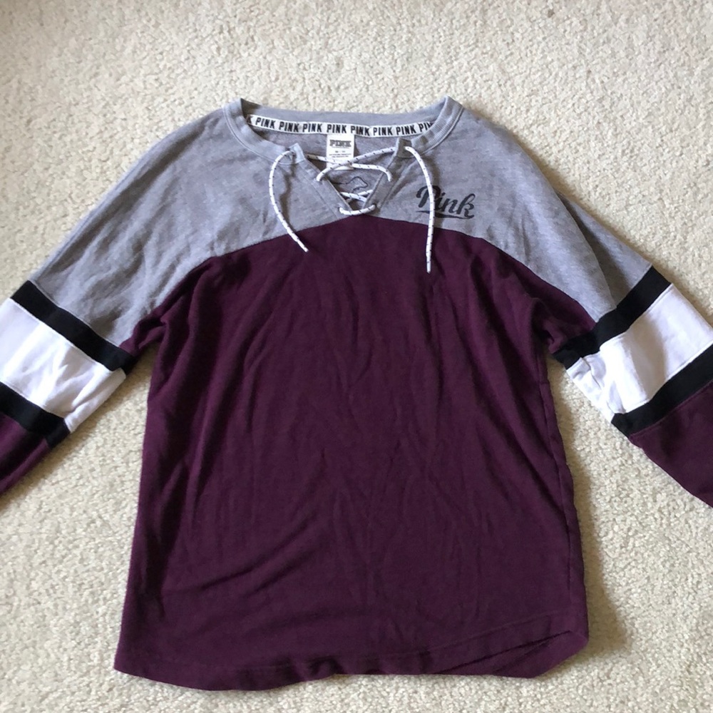 Maroon pink long sleeve